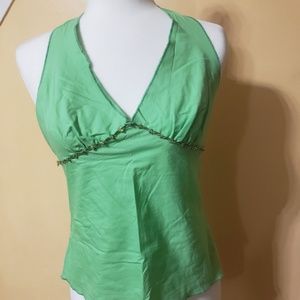 Green Halter Top - Medium